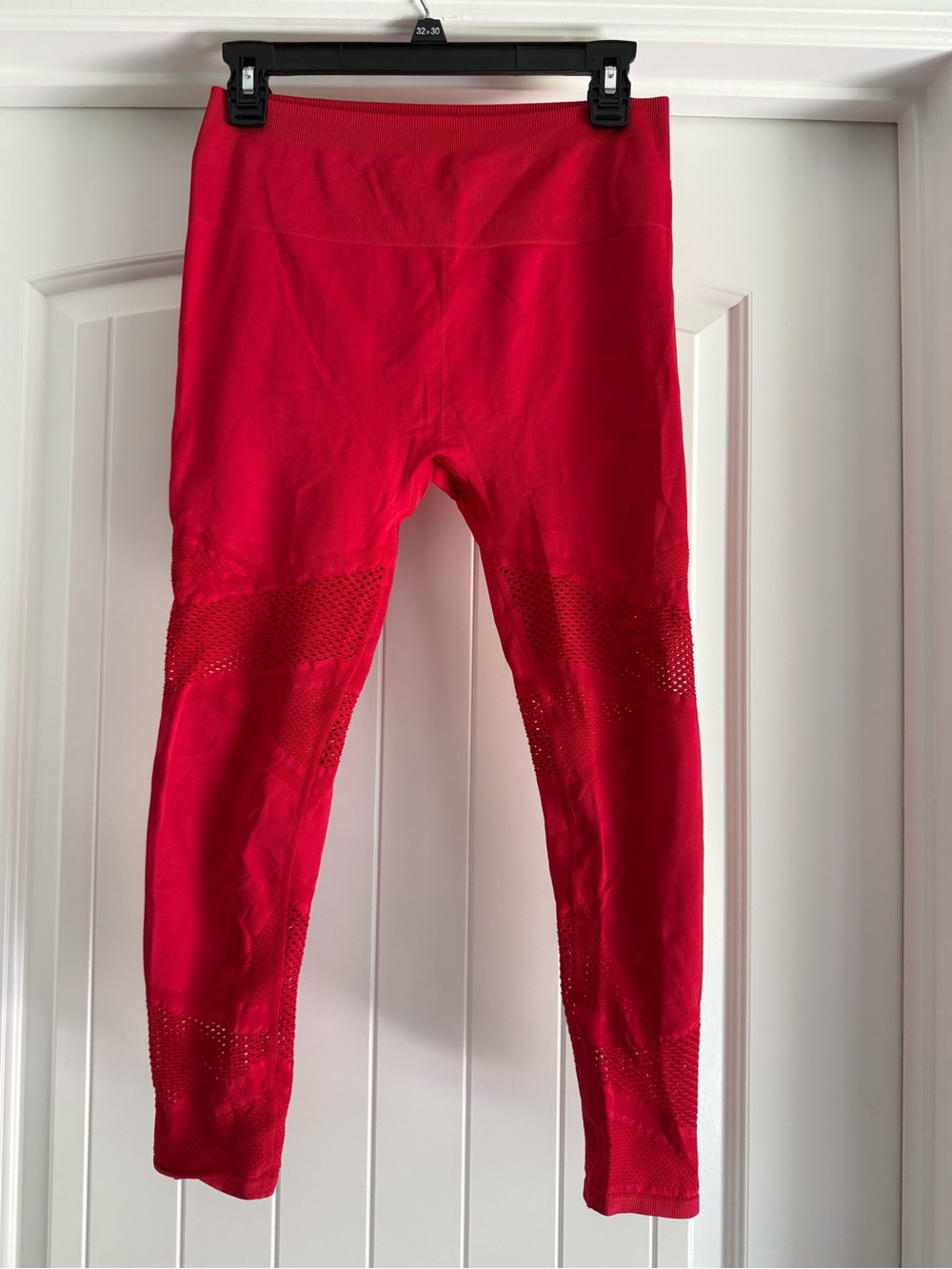 Seamless Red Active Leggings
